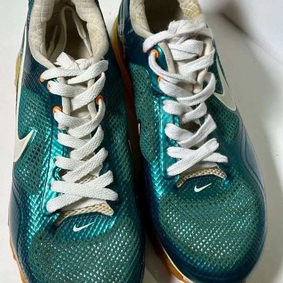 Nike Air Max Mens Miami Dolphins Aqua Orange Vintage Size 7.5 - Picture 6 of 16